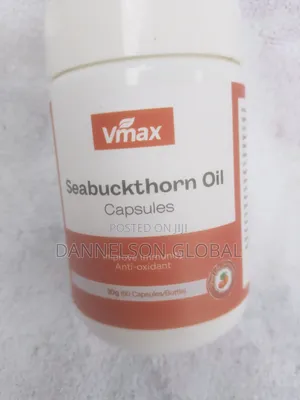 VMax Sea Buckthorn Oil Caps: Antioxidant and Omega Rich Daily Support