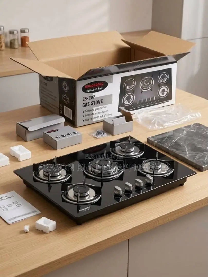 5 Burner Eurosonic Built-in and Table Gas Burner