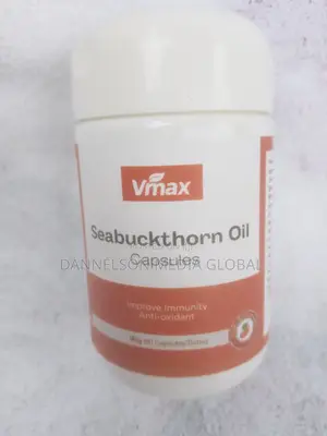 VMax Sea Buckthorn Oil Caps: Anti Aging, Promotes Collagen Synthesis