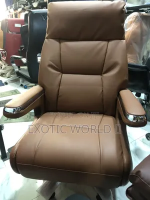 Premium High Electric Back Executive Office Chair – Brown Leather