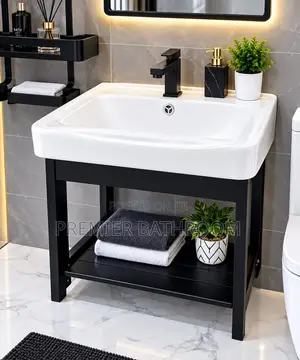 Small Hanging Basin White