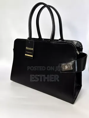 The Hadassah Noir Work Bag (Handcrafted)