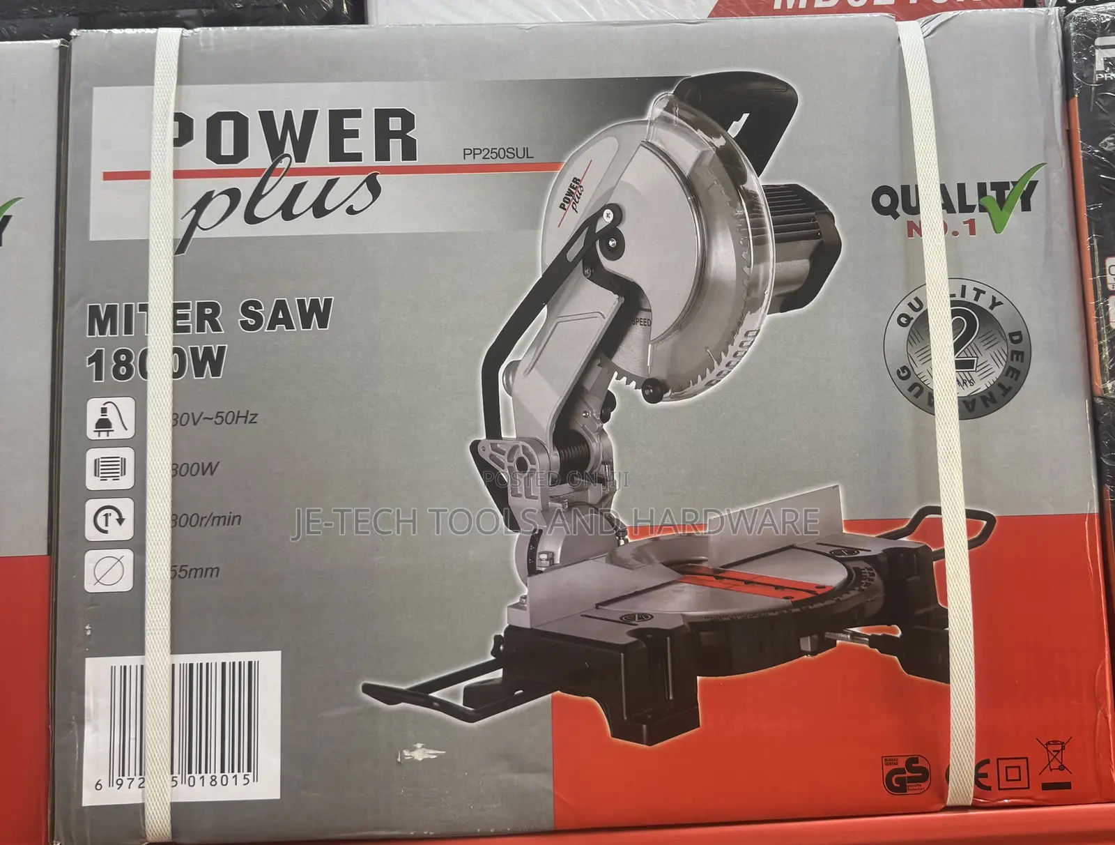 Power Plus 1800W Miter Saw (Model PP2505UL)