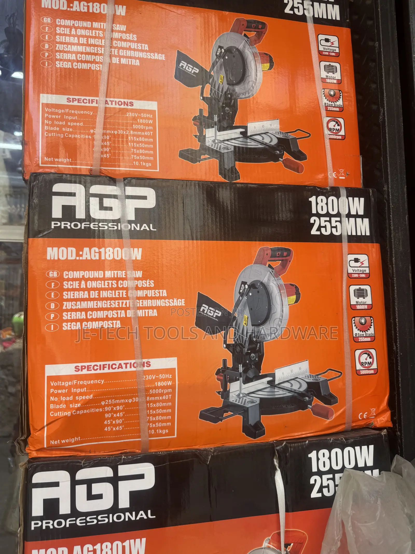 Power Plus 1800W Miter Saw (Model PP2505UL)