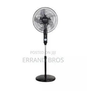 Maxi Standing Rechargeable Fan 18 Inch Black