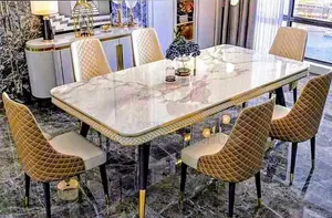 Imported Marble Top Dinning Table Set