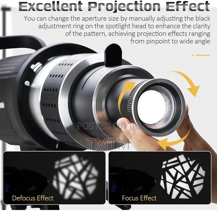 Bowens Mount Spotlight Conical Optical Snoot Kit,