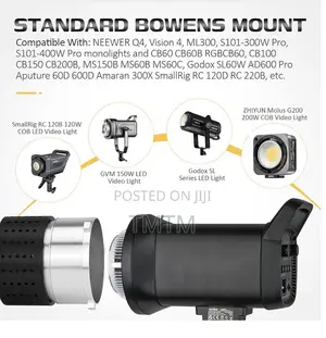 Bowens Mount Spotlight Conical Optical Snoot Kit,