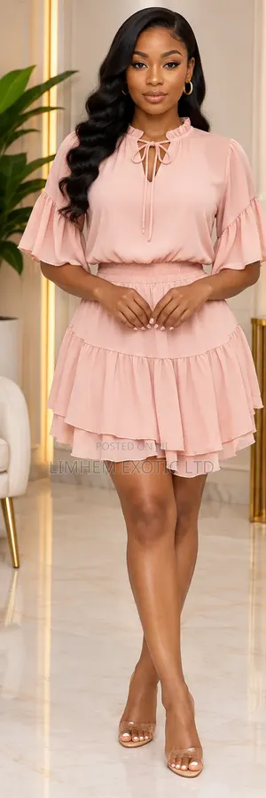Short Light Pink Romper