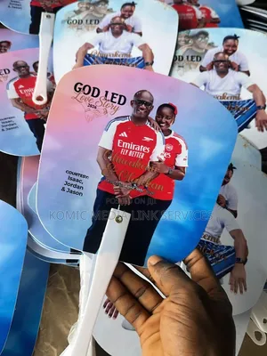 Custom PVC Hand Fans / Weddings, Events, Burials, Branding Souvenirs