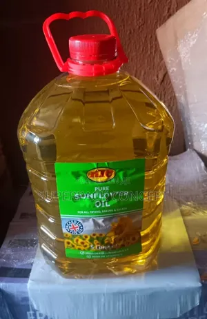 Original Carton of 5Litre Pure KTC Sunflower Oil by 3