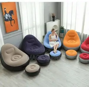 Inflated Sofa With Foot Stool