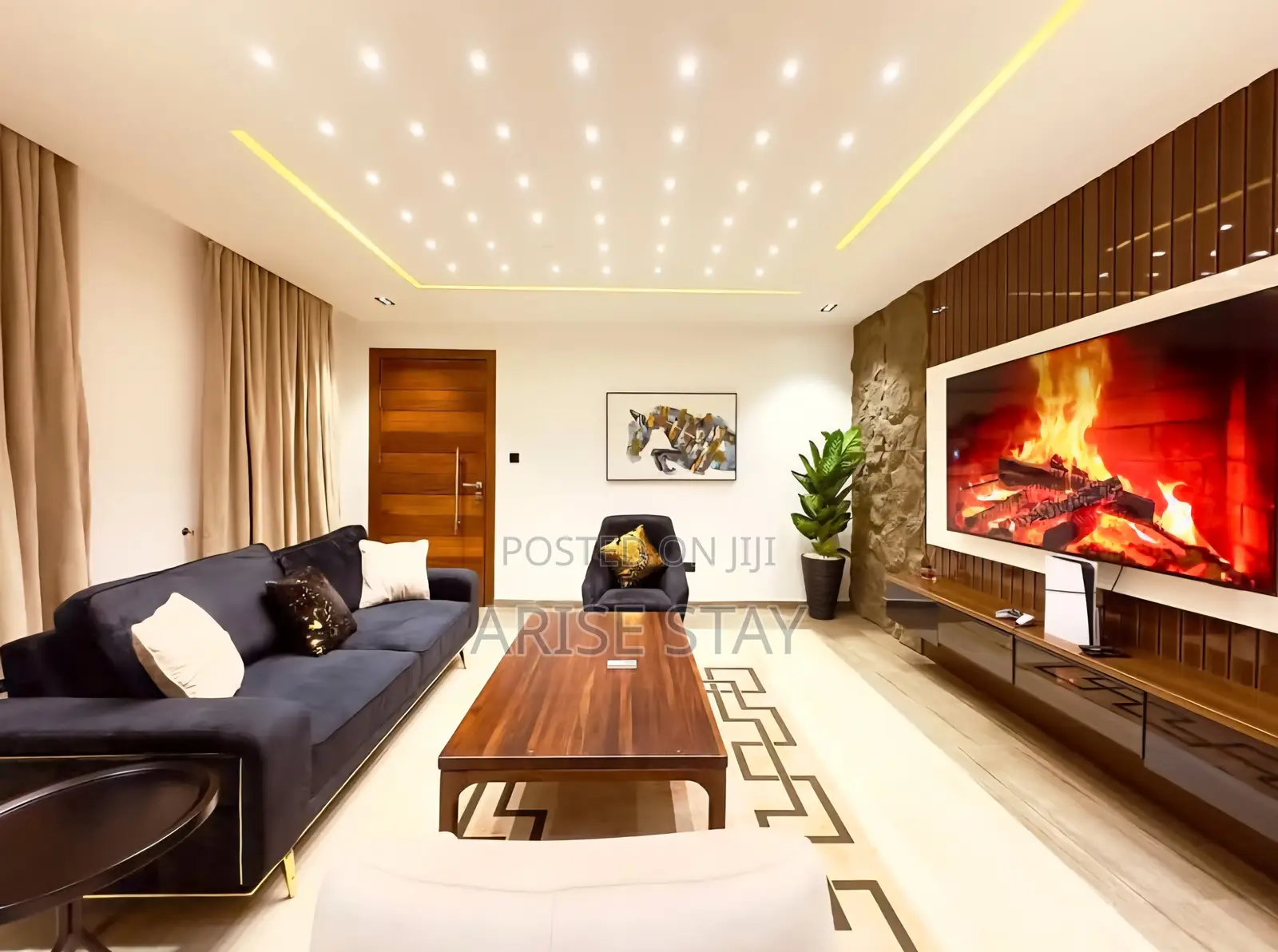 Luxury 3-Bedroom Shortlet With Ps5 Bq | Ikeja Gra