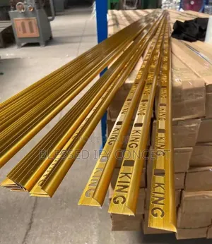 Genesis Tile Profile, Gold and Stainless Color