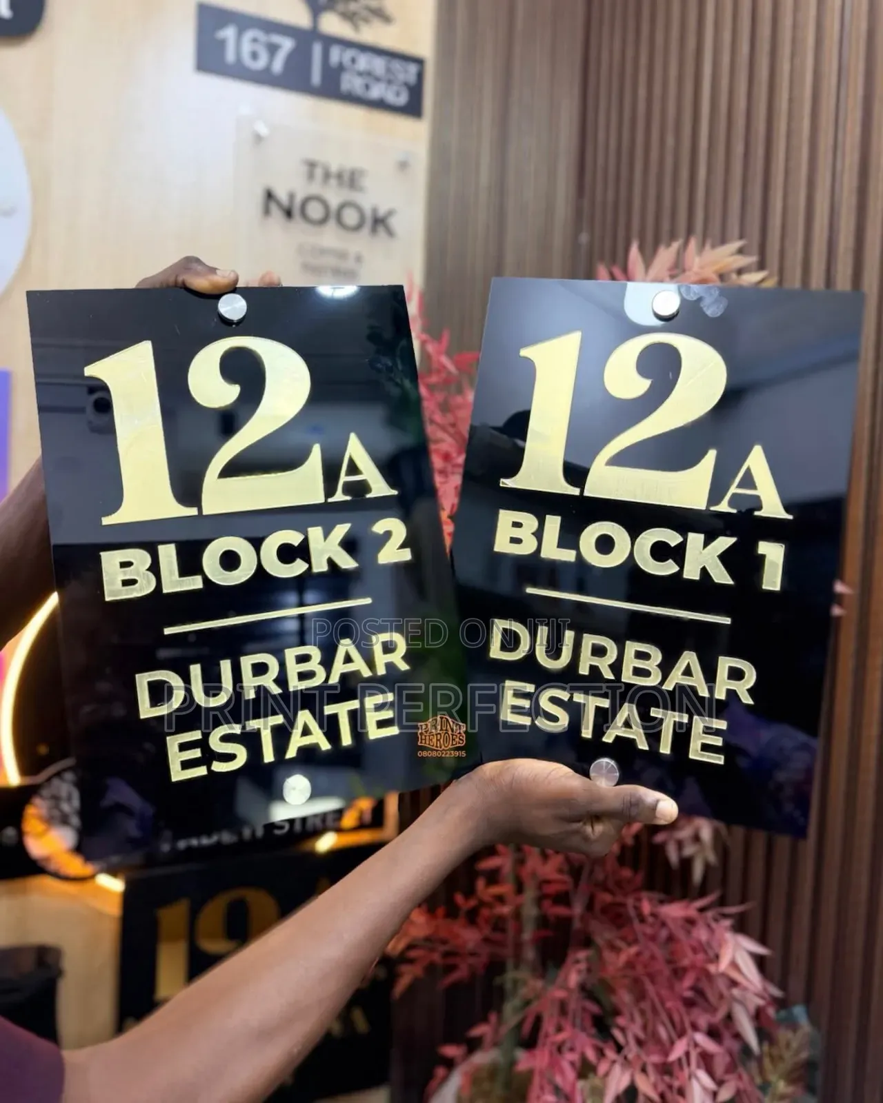House/Office Number Signage