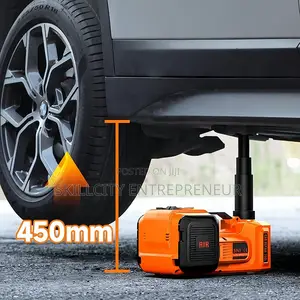 Electric 5 Ton 12V Hydraulic Car Jack With Tire Inflator Pump Light
