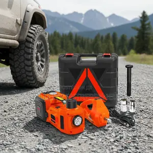 Electric 5 Ton 12V Hydraulic Car Jack With Tire Inflator Pump Light