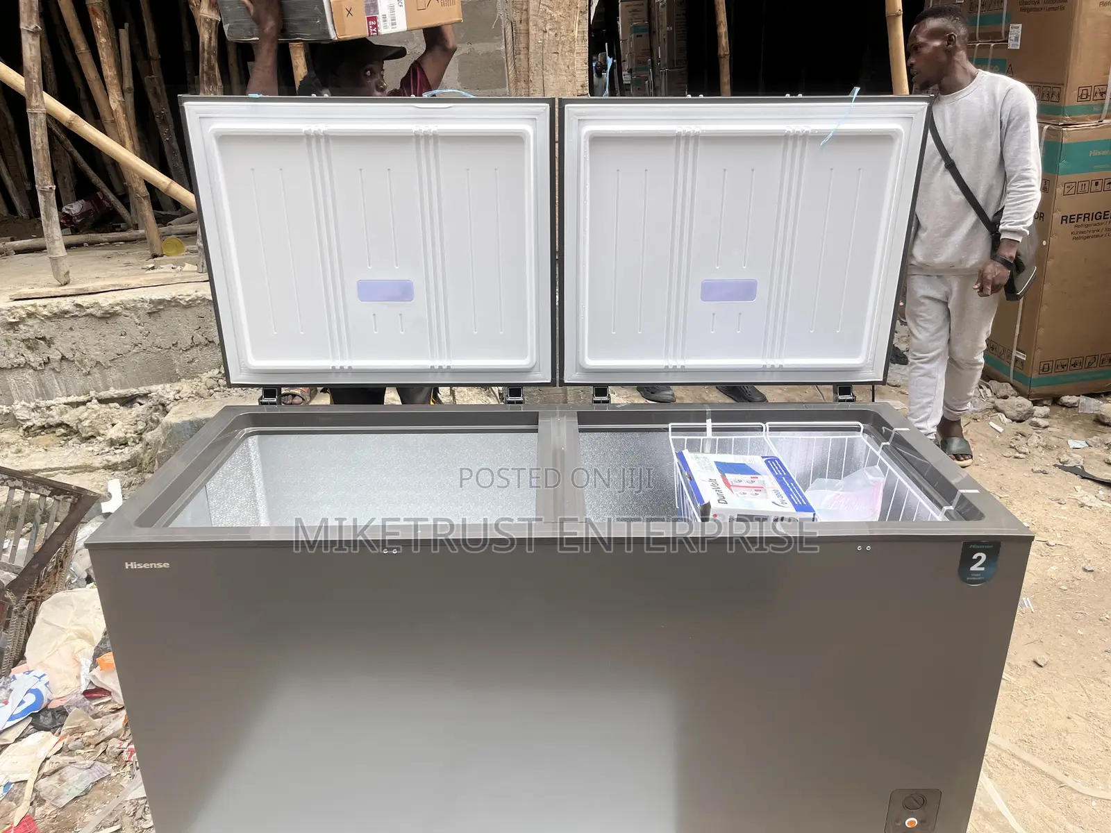 Double Door Hisense 500L Freezer