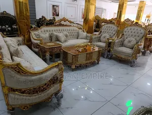 Beautifully Designed Luxury Egyptian 8-Seater Royal Sofa