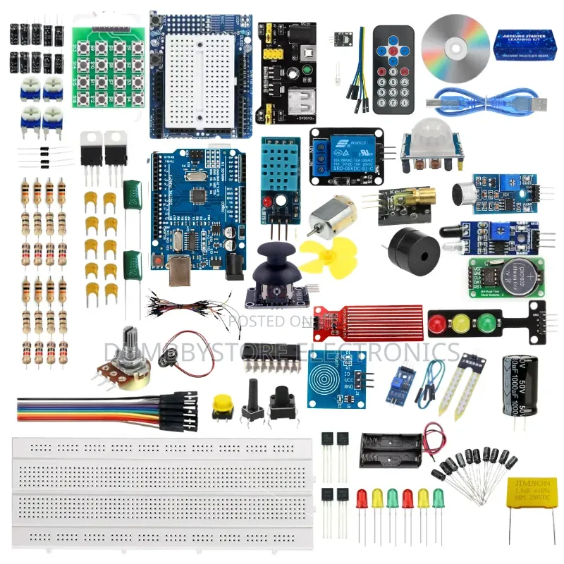 Arduino Starter and Electronics Components Learning Kit