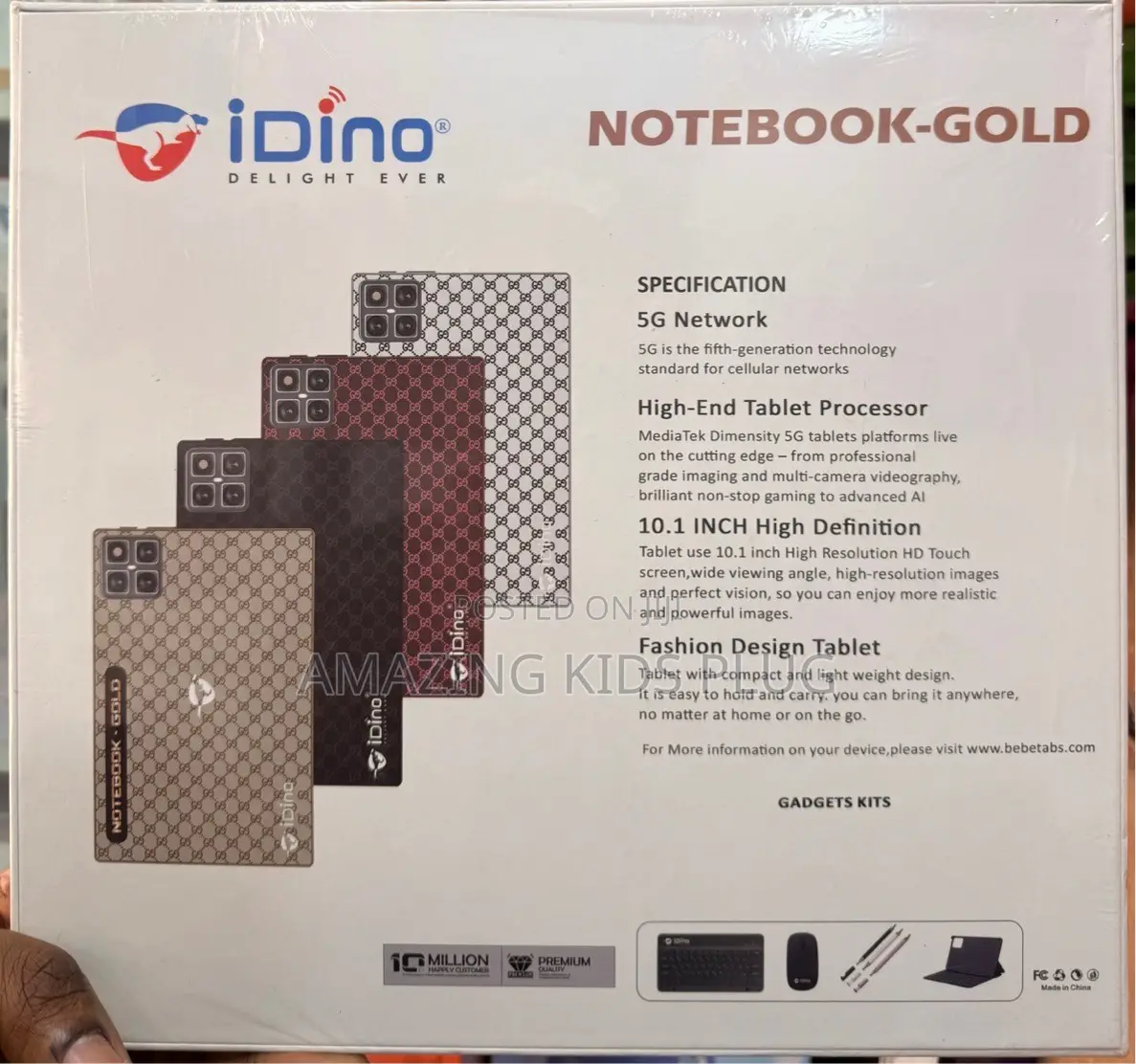 New Idino Notebook Gold 512 GB