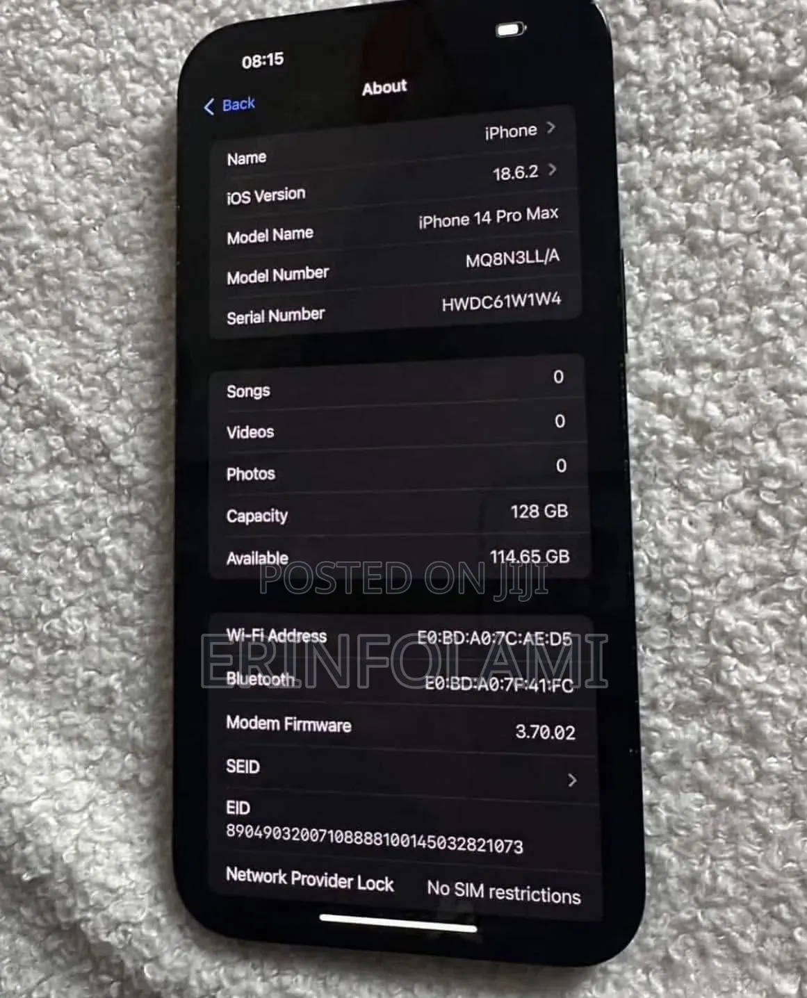 Apple iPhone 14 Pro Max 128 GB Black