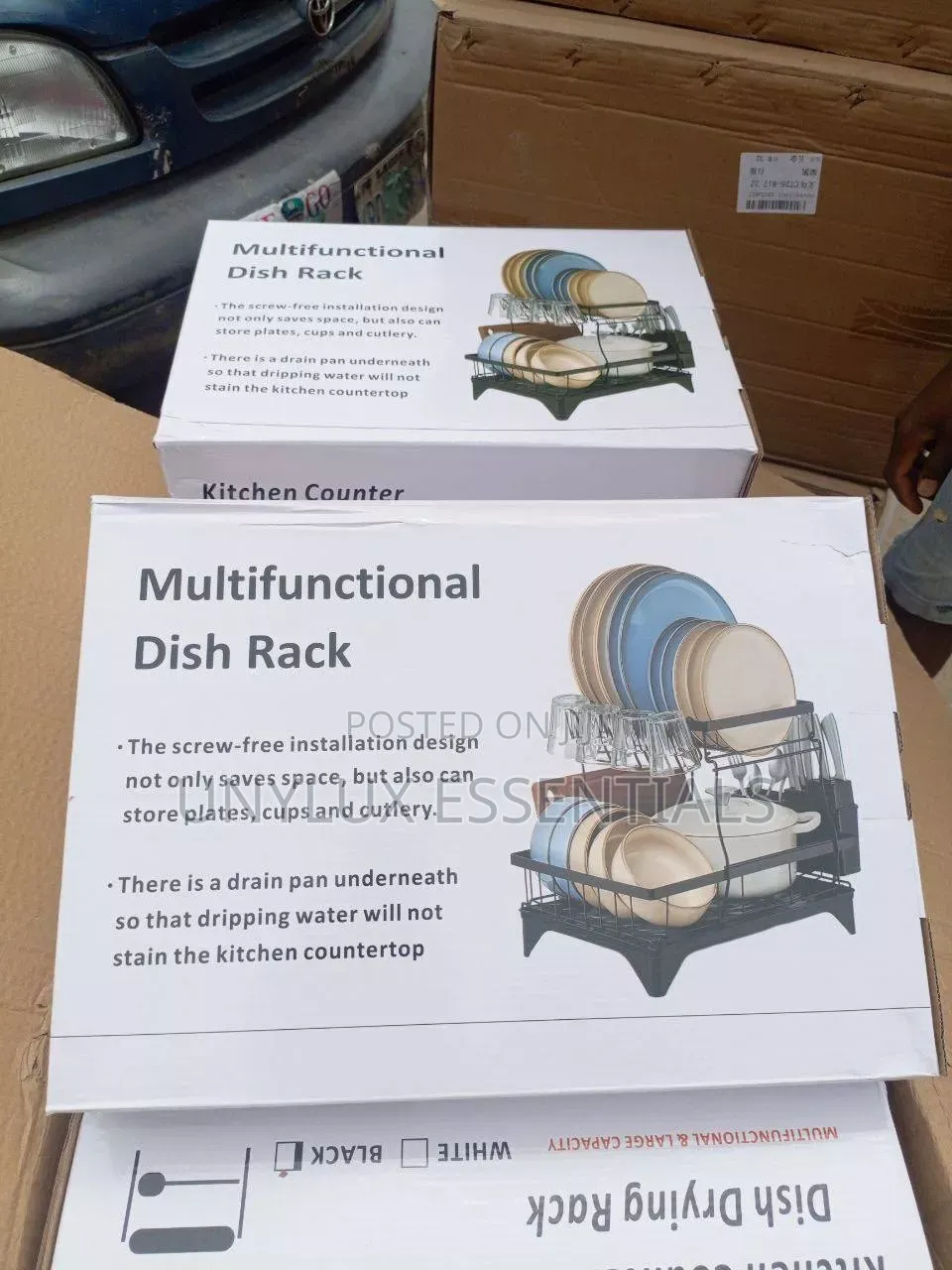 2 Layer Sturdy Multifunctional Dish Rack