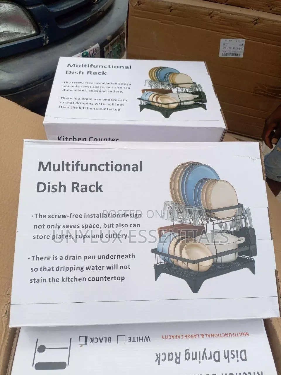 2 Layer Sturdy Multifunctional Dish Rack