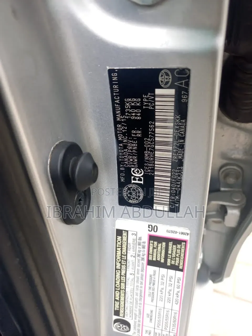 Toyota Corolla 2016 Silver