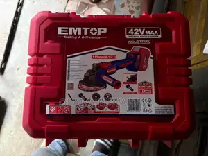 EMTOP ELAG 42V Brushless Cordless Angle Grinder Kit