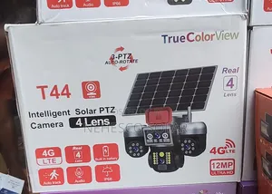 T44 4G LTE 4-Lens Intelligent Solar PTZ Camera
