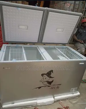 Industrial Double Door Chest Freezer