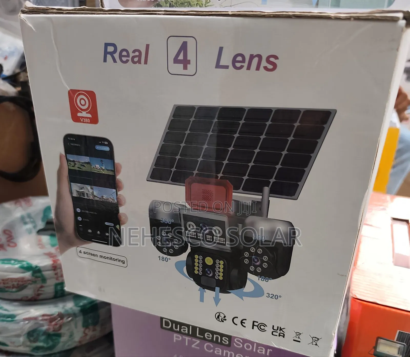 T44 12mp Ultra Hd 4g Solar CCTV Camera