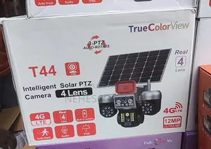 Super Vision T44 4G Solar PTZ Camera With 4 Real Lenses