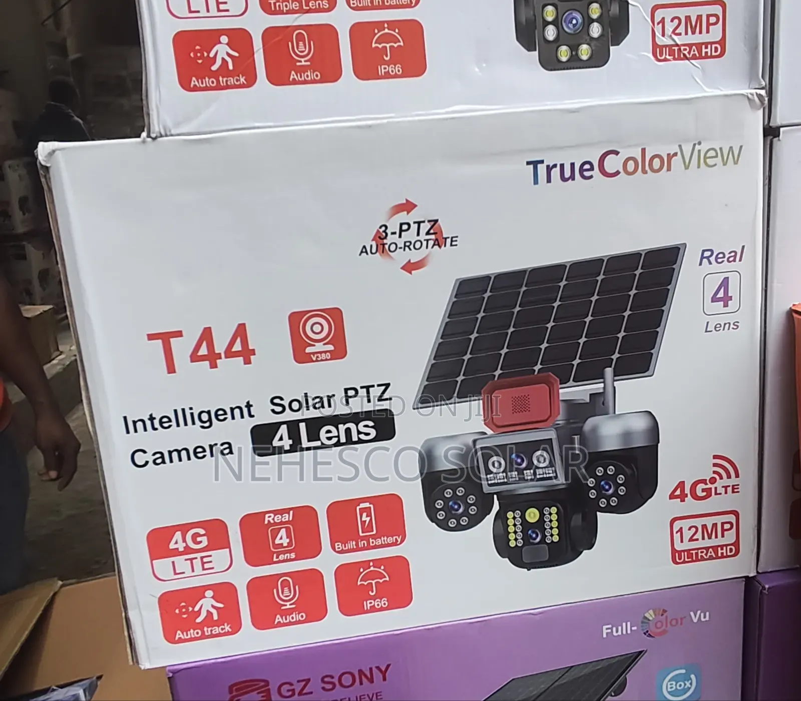 T44 12MP Solar Powered CCTV Camera – 4G
