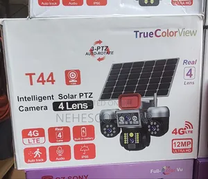 Original 4G Solar PTZ Security Camera With 4-Lens Coverage