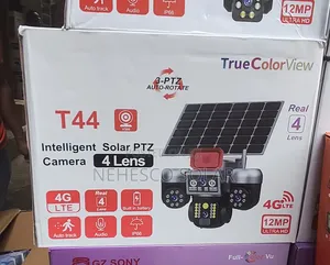 Original 4G Solar PTZ Security Camera With 4-Lens Coverage
