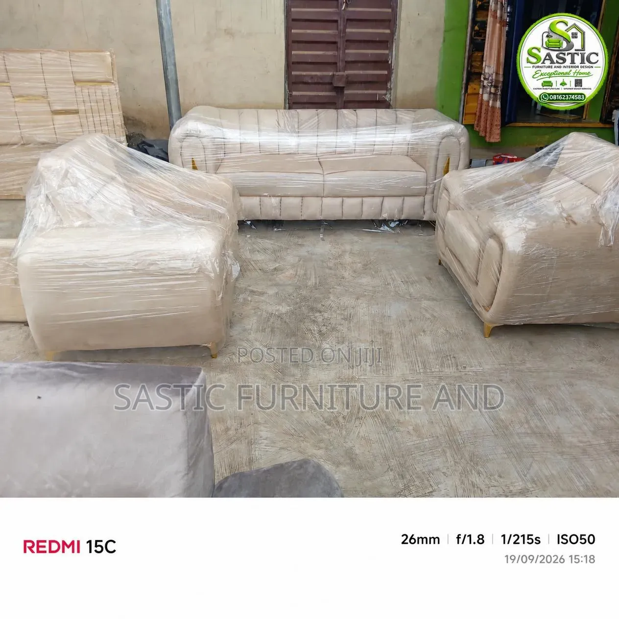 7 Seater Fabric Sofa