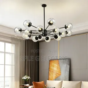 By 12 Hand Black Chanderlier