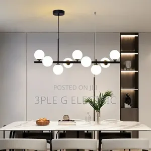 By 9 Glass Dinning Chanderlier