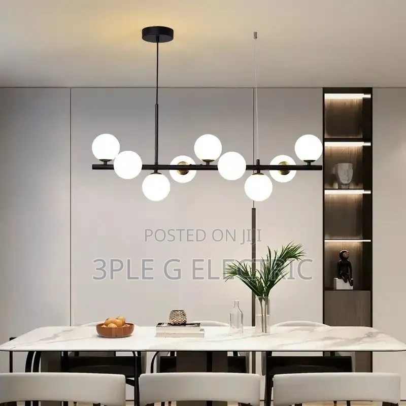 By 9 Glass Dinning Chanderlier