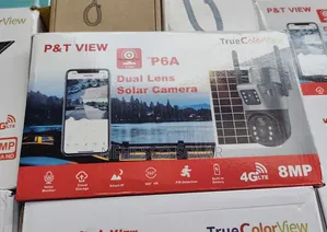 P6A Smart Solar CCTV Camera With Built-in Battery