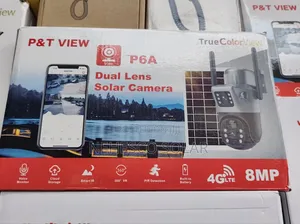 Super Bright P6A 8MP Outdoor Solar Security Camera