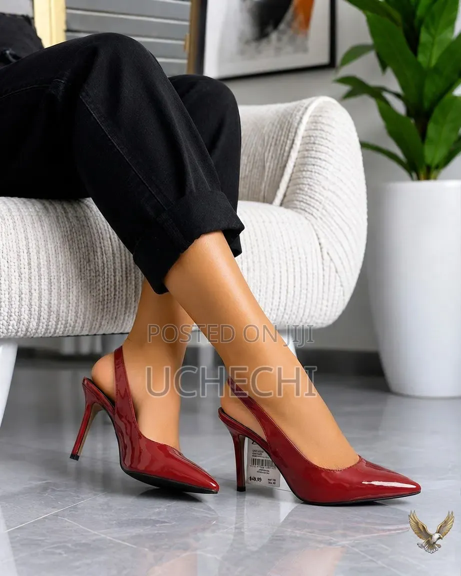 Slingback Side Heels