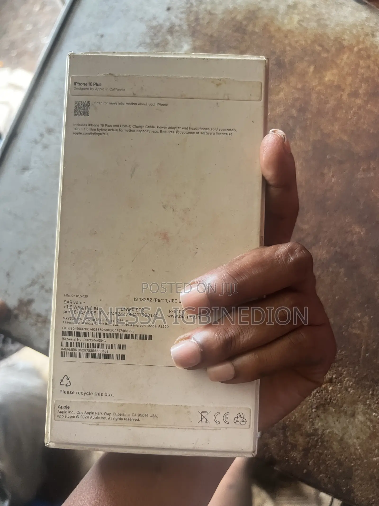 Apple iPhone 16 Plus 256 GB Blue