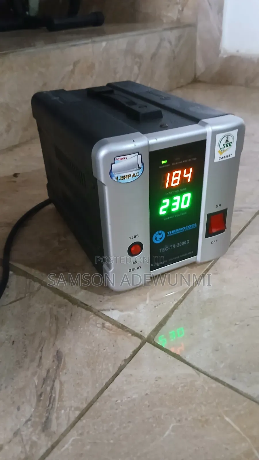Thermocool TEC Voltage Stabilizer 2000VA