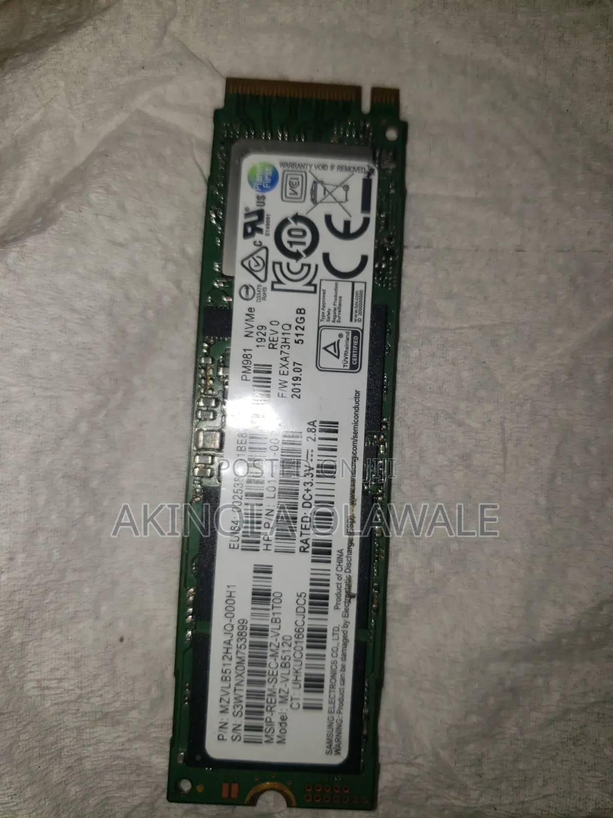 512 SSD 100 Perfect Percent