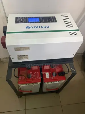 Yohako 3.5KVA 24V Inverter + 2 Batteries + 4 Solar Panels