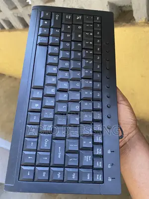 KP-988 USB Wired Mini Desktop Keyboard – Black
