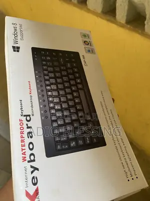 KP-988 USB Wired Mini Desktop Keyboard – Black
